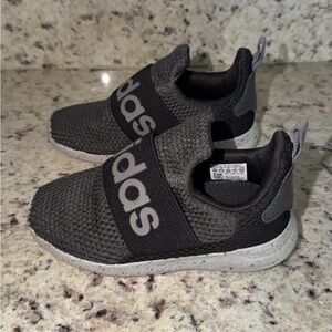 Adidas Kids Black and Gray Slip-On toddler 9 Sneakers